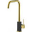 Pyramis Adelita PVD 090928101 Μπαταρία Κουζίνας Πάγκου Διπλής Παροχής Ανάμεικτη Χρυσή