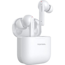Tonsil T55BT Ακουστικά Bluetooth In Ear Ανθεκτικά στο Νερό White