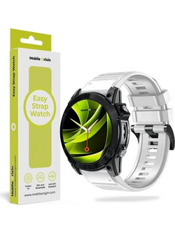 Mobile Origin Easy Strap Λουράκι Σιλικόνης White (Universal 26mm)