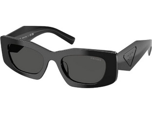 Prada PR03SD 16K08Z Γυναικεία Γυαλιά Ηλίου Πεταλούδα Κοκάλινα Μαύρα με Μαύρο Φακό