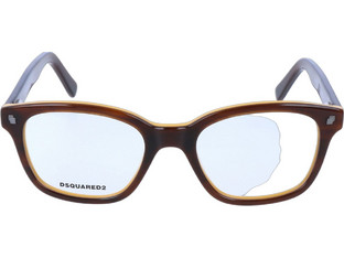 Dsquared2 DQ5175 Γυναικείος Σκελετός Γυαλιών Οράσεως Κοκάλινος Καφέ