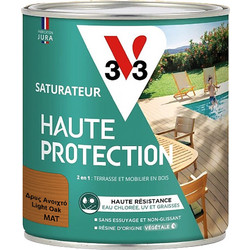 V33 High Protection Decking Λάδι Ξύλου Έτοιμο προς Χρήση Ματ Δρυς 1lt