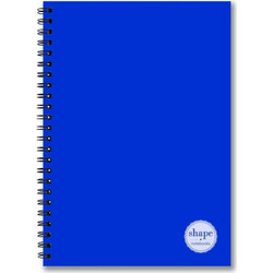 Shape Pantone Σπιράλ Τετράδιο Ριγέ A4 90 Φύλλων 3 Θεμάτων Μπλε PA-1203