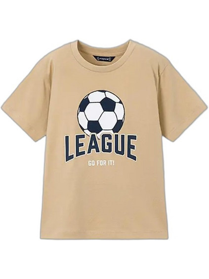 Mayoral Παιδικό T-Shirt Κοντομάνικο Εκρού 26-03074-071