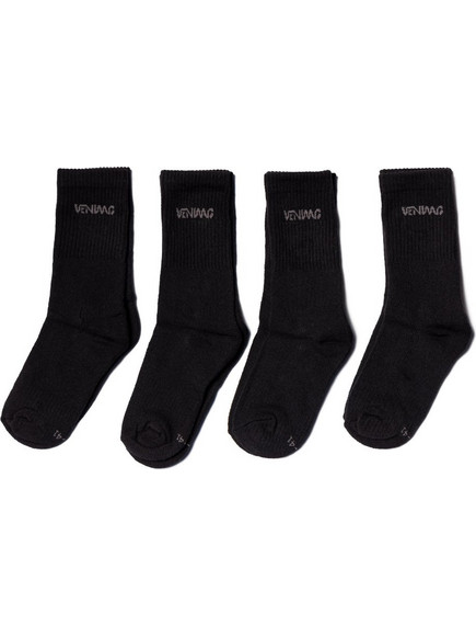 Venimo Ανδρικές Κάλτσες Ψηλές Μαύρες 4Pack 324USK-500-071
