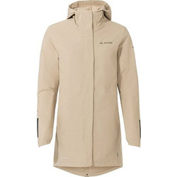 Vaude Cyclist II Γυναικείο Μπουφάν Χειμωνιάτικο Softshell Μακρύ Αδιάβροχο Μπεζ 42108-781