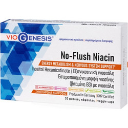 VioGenesis No-Flush Niacin 30 Κάψουλες