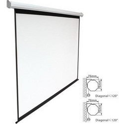 Brateck PEAB96 Ηλεκτρική Οθόνη Προβολής Projector Τοίχου / Οροφής 1:1 172x172cm / 96"
