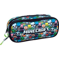 Gim Minecraft Chibi Κασετίνα με 2 Θήκες Πολύχρωμη 316-04144
