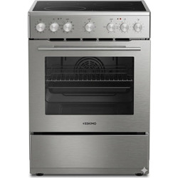 Eskimo ES-VC4034SL Κουζίνα Ηλεκτρική 70lt με Κεραμικές Εστίες 60cm