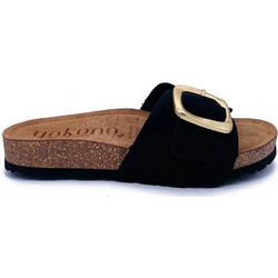 Yokono Γυναικεία Σανδάλια Suede Μαύρα JERBA-114-3