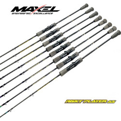 Maxel Risky Player 55 Series - 55-4 Καλάμι Ψαρέματος για Slow Jigging Carbon 1.65m 130-300gr