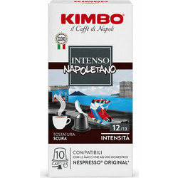 Kimbo Κάψουλες Espresso Intenso Napoletano Συμβατές με Μηχανή Nespresso 10τμχ