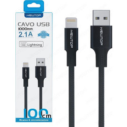 Newtop CU16 USB-A to Lightning Cable 1m Black