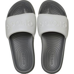 Crocs All Day Slide Ανδρικές Παντόφλες Καλοκαιρινές Ανατομικές Γκρι 211432-030