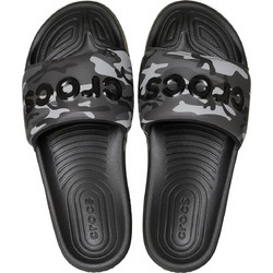 Crocs All Day Camouflage Ανδρικές Παντόφλες Καλοκαιρινές Ανατομικές Μαύρες 211863-097