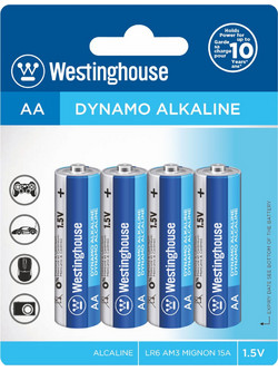 Westinghouse Dynamo Alkaline AA 4τμχ