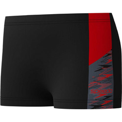 Speedo Αθλητικό Παιδικό Μαγιό Boxer για Αγόρι Μαύρο Κόκκινο 8-003157002