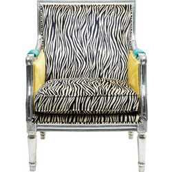 Kare Design Πολυθρόνα Πολύχρωμη Regency Zebra