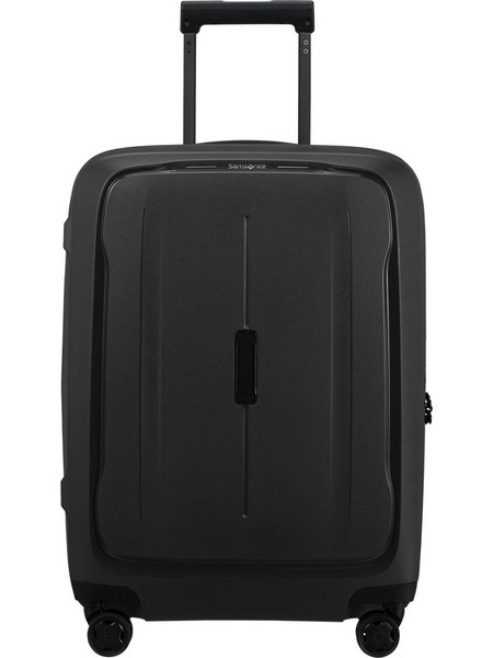 Samsonite Essens 158554-1374 Βαλίτσα Καμπίνας 55x40x23cm με 4 Ρόδες Μαύρη