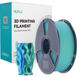 Sunlu Silk PLA+ 1.75mm Blue Green 1Kg