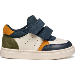 Geox Nashik Παιδικά Sneakers Πετρόλ Μπεζ Χακί B465NC08522C1MF4