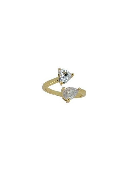 RO Accessories Γυναικείο Δαχτυλίδι Xρυσό R179