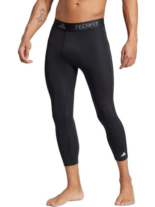 Adidas Compression Ανδρικό Κολάν Μακρύ Μαύρο JF2670