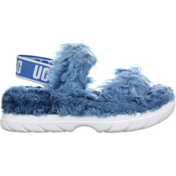 UGG Fluff Sugar Γυναικεία Σανδάλια Μπλε 1119999-BLU