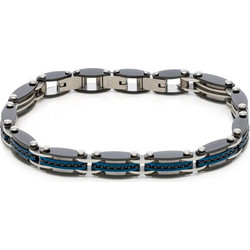 Visetti Ανδρικό Βραχιόλι Χειροπέδα από Ατσάλι 61C-BR403SBM