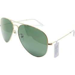 Moritz MZ16858K NW10K Ανδρικά Γυαλιά Ηλίου Aviator Μεταλλικά Χρυσά με Πράσινο Φακό