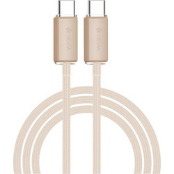 Devia EC688 Braided USB-C to USB-C 60W 1.5m Gold
