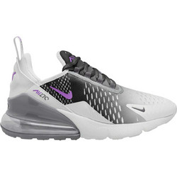 Nike Air Max 270 Παιδικά Sneakers Λευκά Ανθρακί Μωβ 943345-049