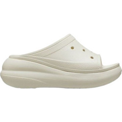 Crocs Crush Γυναικείες Παντόφλες Καλοκαιρινές Platforms Ανατομικές Αντιολισθητικές Μπεζ 208731-2Y2