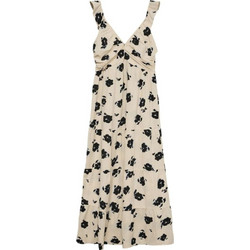 Vero Moda Midi Καλοκαιρινό Καθημερινό Φόρεμα Floral Μπεζ 10341603