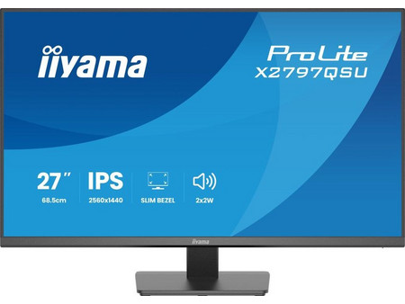 iiyama X2797QSU-B1 IPS Monitor 27" 2560x1440 QHD 75Hz 1ms