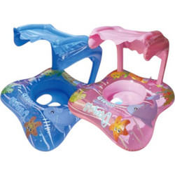 Tradesor Βρεφικό Σωσίβιο Swimtrainer με Σκίαστρο για 3+ Ετών Πολύχρωμο 155015