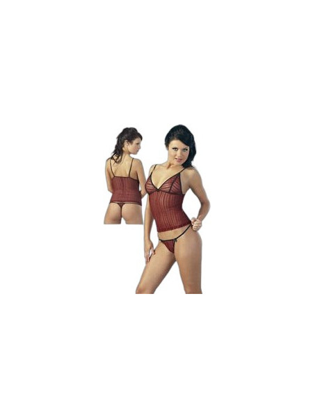 Cottelli Σετ Sexy Εσώρουχα See Through Μπορντό 22502763020