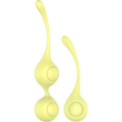 Dream Toys Lemon Squeeze Σετ Κολπικές Μπάλες Κίτρινες 2τμχ