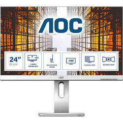 AOC X24P1GR IPS Monitor 23.8" 1920x1200 FHD 60Hz 5ms Grey