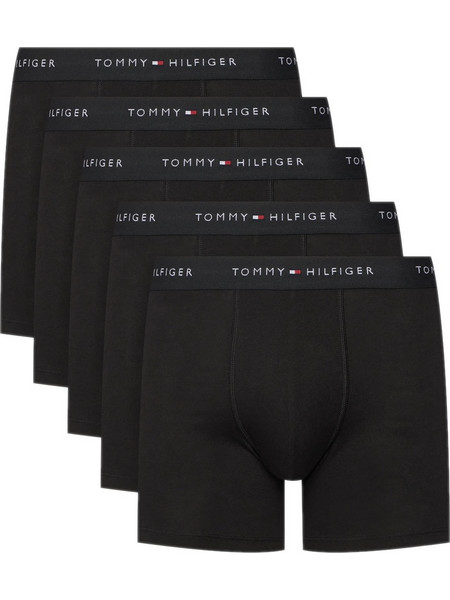 Tommy Hilfiger Ανδρικά Μποξεράκια Σετ 5Pack Μαύρα UM0UM03751-0SE