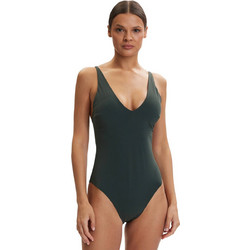 Calvin Klein Ολόσωμο Μαγιό Κυπαρισσί LV00Q61105-LDC