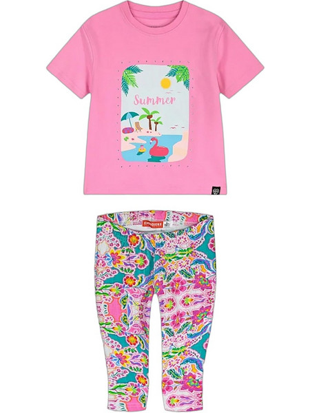 Energiers Παιδικό Σετ για Κορίτσι Καλοκαιρινό Ροζ Πολύχρωμο 15-226344-0