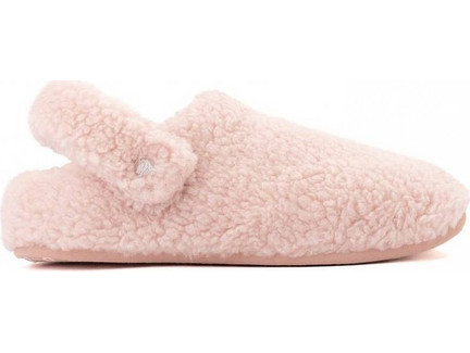Crocs Ανατομικές Χειμερινές Παιδικές Παντόφλες με Γούνα Ροζ 210856-6ZW