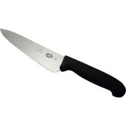 Victorinox Fibrox Μαχαίρι Chef από Ανοξείδωτο Ατσάλι 25cm Μαύρο