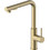Interflex Vogue INTERFLEX-087847 Μπαταρία Κουζίνας Πάγκου Διπλής Παροχής Ανάμεικτη με Ντουζ Χρυσή