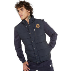 Hackett Αμάνικο Ανδρικό Μπουφάν Χειμωνιάτικο Puffer Navy Μπλε HM403000
