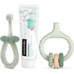 Suavinex Σετ Δώρου για Νεογέννητο Αγόρι My First Dental Care Πράσινο Mint 3τμχ