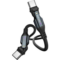 Mobile Origin Rotating Braided USB-C to USB-C 240W 1m Black MO-240WRC-CB3