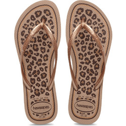 Havaianas Γυναικείες Σαγιονάρες Αντιολισθητικές Μπρονζέ 4103352-5282